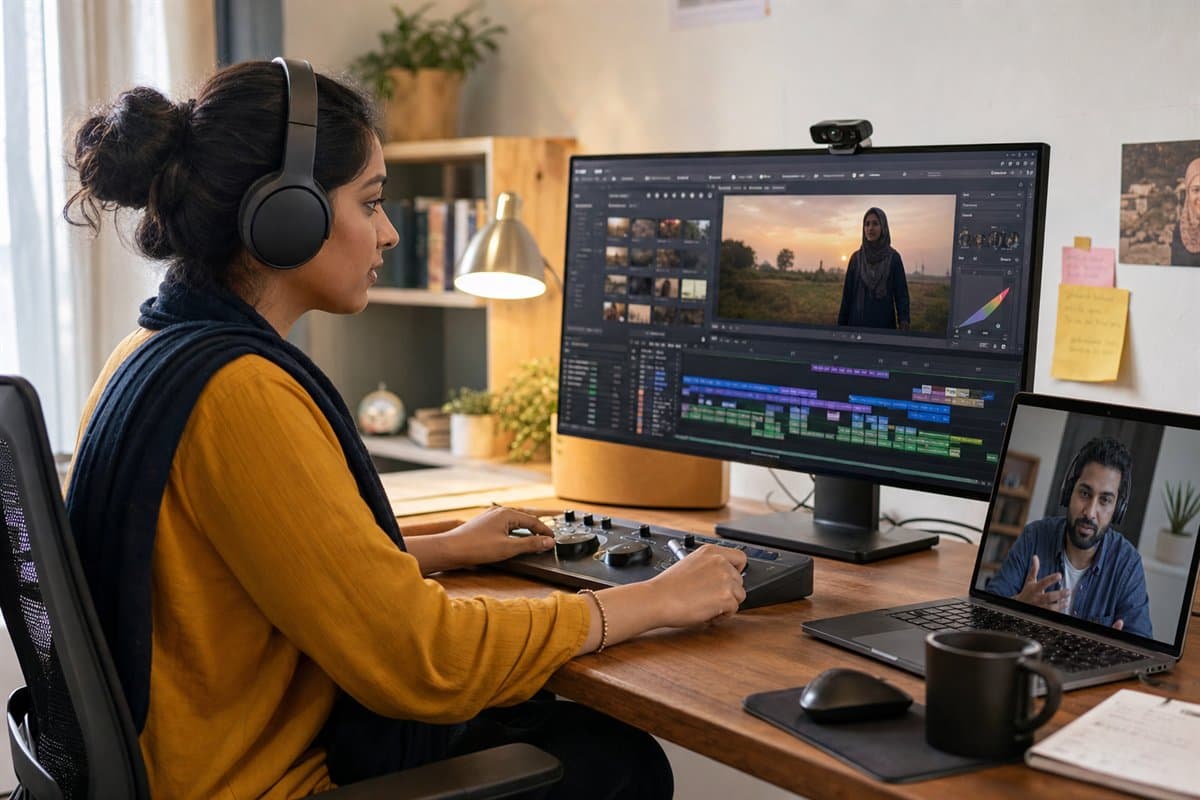 Video Editing — live one-on-one learning at Parwaz Institute
